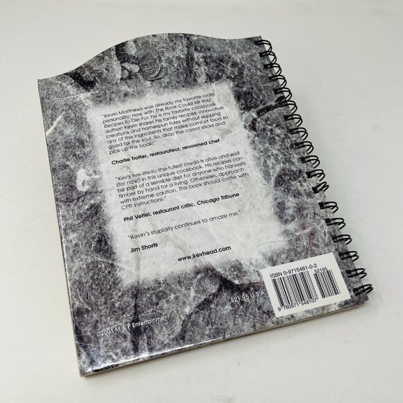 Signed 1st This Book Could Kill You Recipes to Die For Kevin Matthews Jim Shorts - Picture 4 of 10